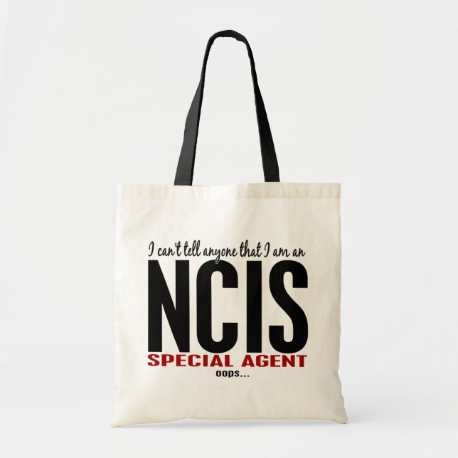 Tote Bag Je biseaute dis à n'importe qui l'agent de NCIS (Devant)