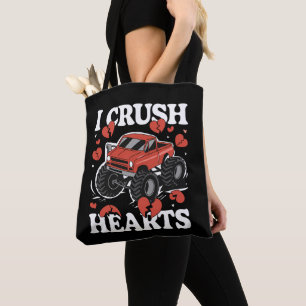 Tote Bag Je Casse les Cœurs Monstre de la Saint-Valentin