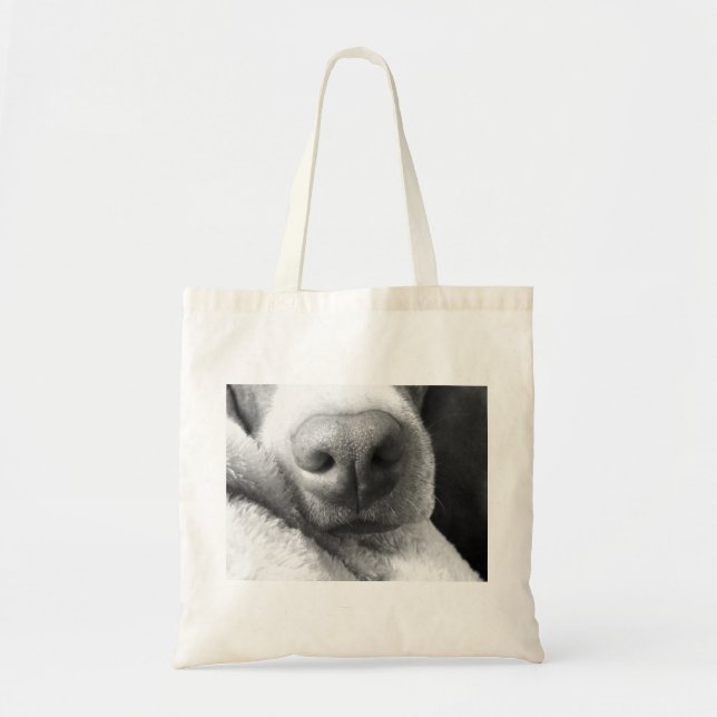 Tote Bag Je Coeur Nez De Chien (Devant)