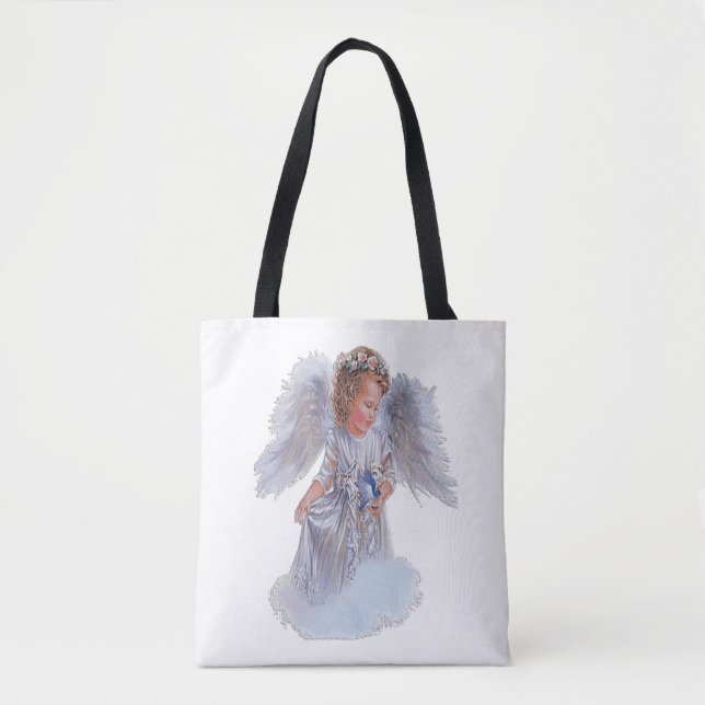 Tote Bag Je crois aux anges (Devant)