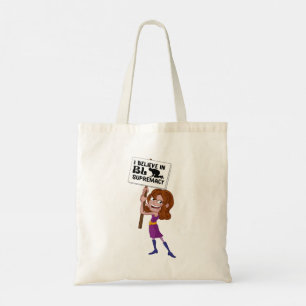 Tote Bag Je crois en un mème de suprématie cadeau pour fujo