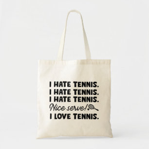 Tote Bag Je déteste le tennis