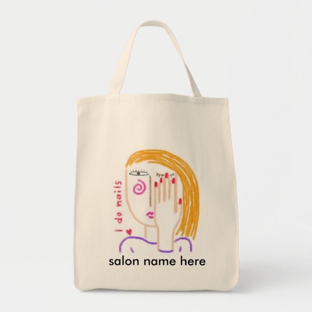 Tote Bag Je fais des clous (Devant)
