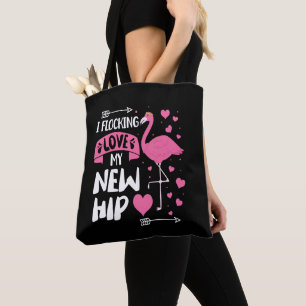 Tote Bag Je Flocking Love My New Hip New Hip Remplacement