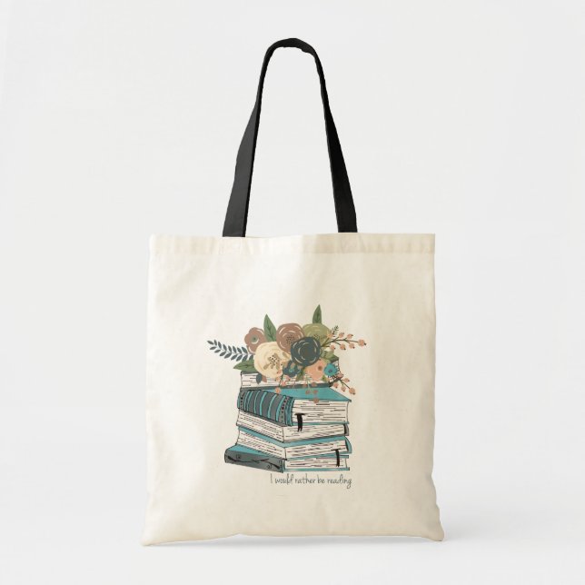 Tote Bag Je lirais plutôt (Devant)