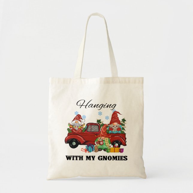 Tote Bag Je M'Accroche Avec Mes Gnomies (Devant)