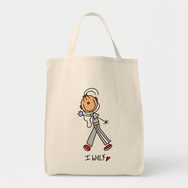 Tote Bag Je marche (Devant)