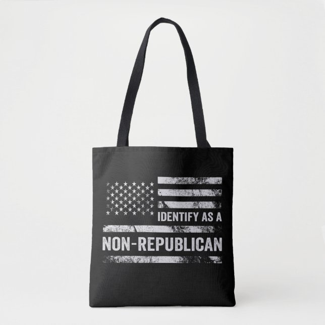 Tote Bag Je Me Considère Comme Un Drapeau Américain Drôle N (Devant)