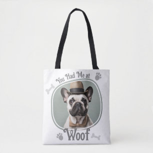 Tote Bag Je Me Suis Vu À Woof Pet Dog Photo