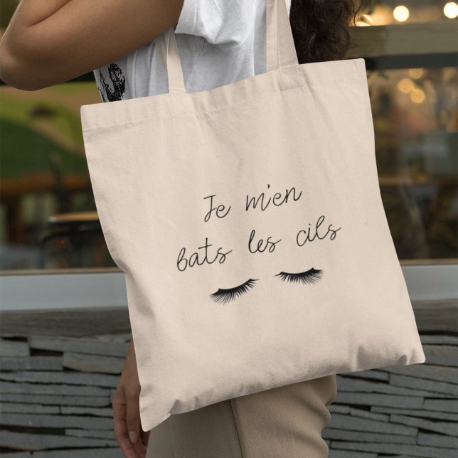 Tote bag Je m'en bats les cils (Créateur téléchargé)