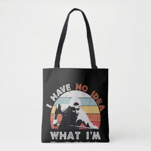 Tote Bag Je n'ai aucune idée de ce que je fais au billard