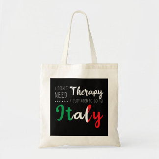 Tote Bag je n'ai pas besoin de thérapie je dois juste aller