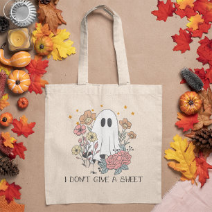 Tote Bag Je ne donne pas une feuille d'Halloween