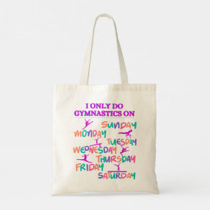 Tote Bag Je Ne Fais De Gymnastique Que Sur - 7 Jours Par Se