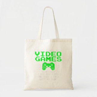 Tote Bag Je ne joue pas toujours aux jeux vidéo
