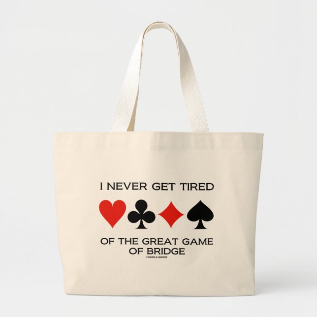 Tote Bag Je Ne Me Fatigue Jamais Du Grand Jeu Du Pont (Devant)