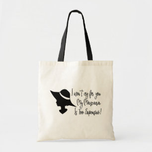 Tote Bag Je ne pleurerai pas pour toi, ma mascara est trop