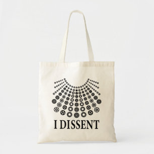 Tote Bag Je ne suis pas d'accord, Ruth Bader Ginsburg, cél