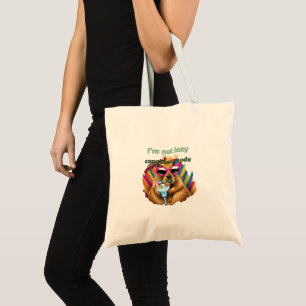 Tote Bag Je ne suis pas paresseux, je suis en mode capybara