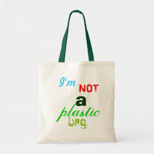 Tote Bag Je ne suis pas un sachet en plastique -