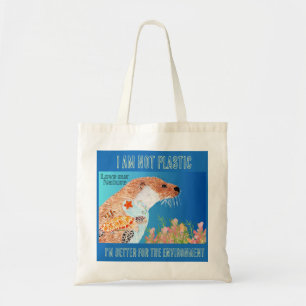 Tote Bag Je ne suis pas une louche en plastique