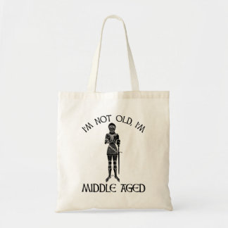 Tote Bag Je ne suis pas vieux - je suis moyen-âge