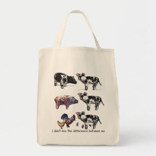 Tote Bag Je ne vois pas la différence entre nous