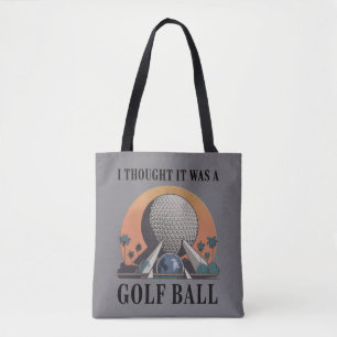 Tote Bag Je pensais que c'était une balle de golf amateur d