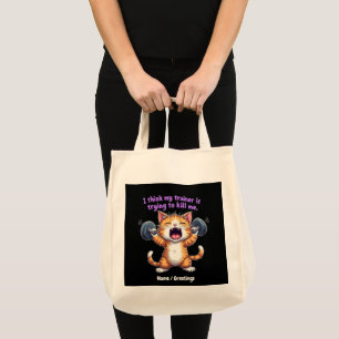 Tote Bag Je pense que mon formateur essaie de me tuer un dr