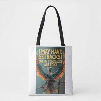 Tote Bag Je peux avoir des revers mais mes retours sont épi