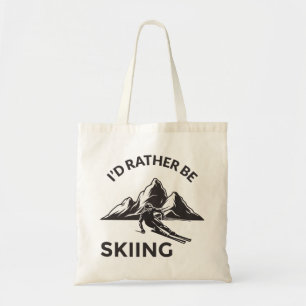 Tote Bag Je Plais Plutôt Skier - Cadeau Skier, Sport D'Hive