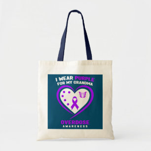 Tote Bag Je Porte Du Purple Pour Ma Sensibilisation À La Su