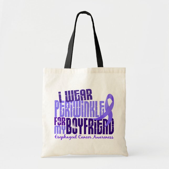 Tote Bag Je porte le Cancer oesophagien de l'ami 6,4 de (Devant)