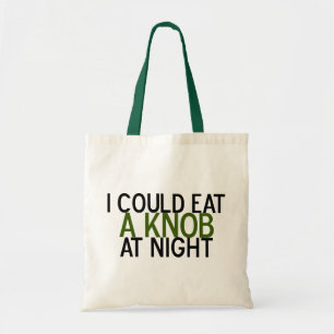 Tote Bag Je pourrais manger un bouton la nuit