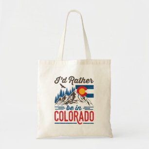 Tote Bag Je préfère être au Colorado