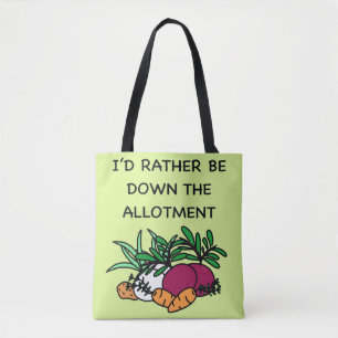 Tote Bag Je préférerais être à la baisse de l'affectation É