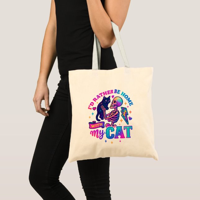 Tote Bag Je Préférerais Être À La Maison... (Devant (produit))