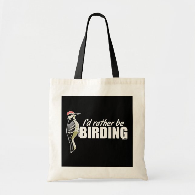 Tote Bag Je préférerais être un oiseau (Devant)