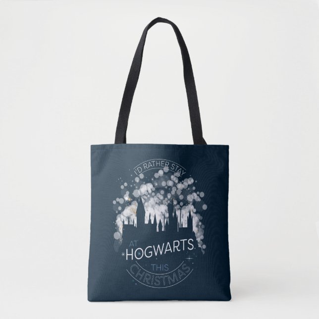 Tote Bag Je préférerais rester chez HOGWARTS™ Magic Lights  (Devant)