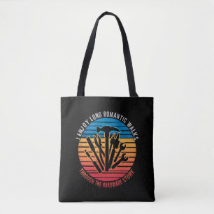 Tote Bag Je Profite De Longues Promenades Romantiques À Tra