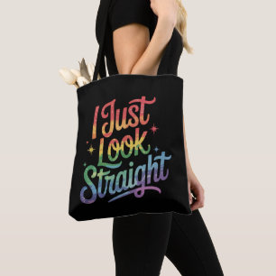 Tote Bag Je Regarde Juste Gay Arc-en-ciel Gay Pride Ally