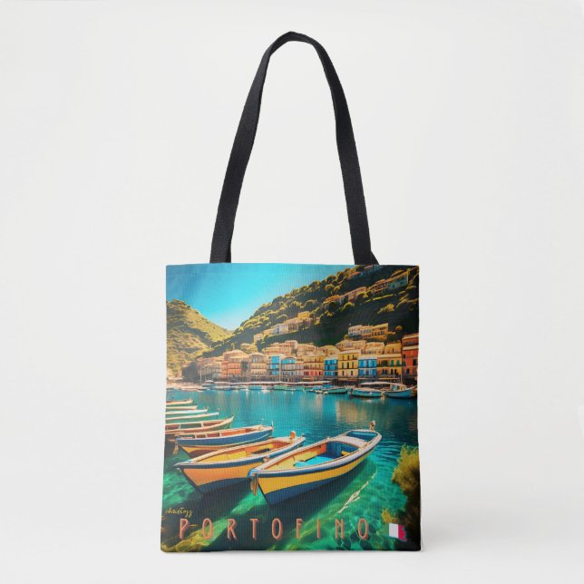 Tote Bag Je Rêve De Portofino (Devant)