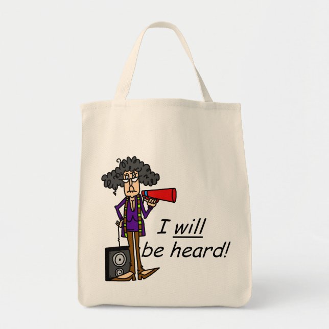 Tote Bag Je Serai Entendu (Devant)