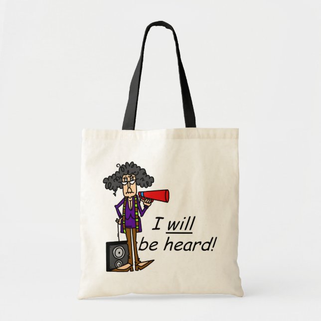 Tote Bag JE serai entendu (Devant)