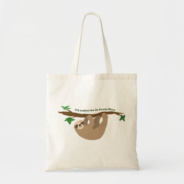 Tote Bag Je serais plutôt en le Costa Rica (Devant)