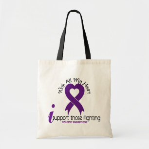 Tote Bag Je soutiens ceux épilepsie de combat