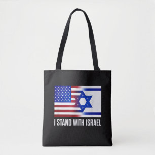 Tote Bag Je suis avec Israël Patriotique