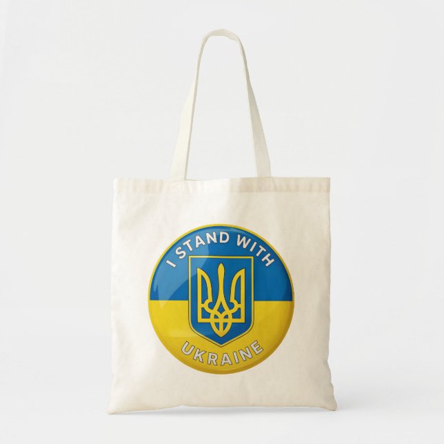 Tote Bag je suis avec l'Ukraine (Devant)