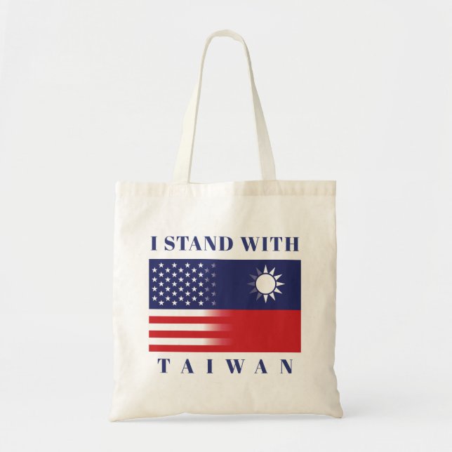 Tote Bag Je Suis Avec Taiwan (Devant)