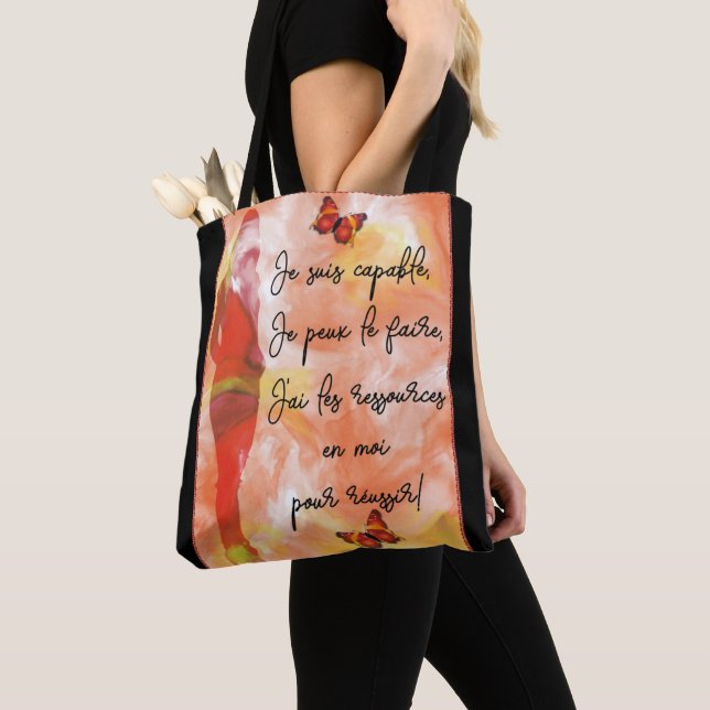 Tote Bag je suis capable (De près)